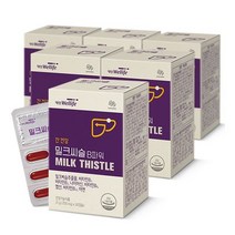 대상웰라이프 밀크씨슬 B파워 6박스 (700mg x 180캡슐) 실리마린 간건강 영양보충용제품