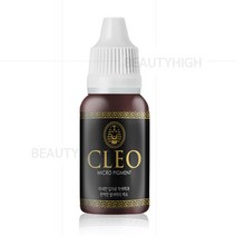 클레오 색소15ml(라이트브라운-눈썹) 인증 머신색소 반영구재료