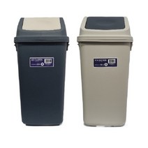 유진 에이스 사각휴지통 종량제 30L용 40L용 50L용 사무실용 가정용 업소용, 종량제40L용, 베이지, 1개