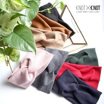 [KNOTXKNOT] 꽈배기 골지 데일리 헤어터번 헤어밴드