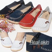 슈즈아울렛 시원한 펀칭 가죽단화 17907 여성단화 여성슬립온