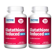 Jarrow Formulas Glutathione Reduced 500 mg 120 베, 120정 x 2개