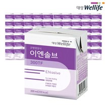 대상웰라이프 이엔솔브 300TF 아셉틱 민감한 경관급식 영양식, 60팩, 200ml