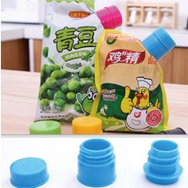 뚜껑 밀봉 클립 기발한아이디어상품, 상품선택, 노랑, 1개