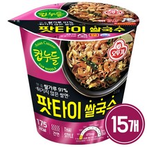 오뚜기 컵누들 팟타이 쌀국수 50g, 15개