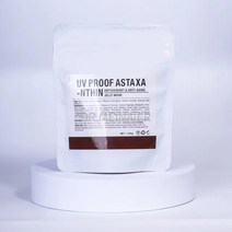 히알루론산 젤리 페이스 마스크 파우더 젤 로즈 스킨 케어 레몬 콜라겐 필 소프트 안티 에이징 뷰티 DIY 100g, [20] UV Astaxanthin, [01] 100g
