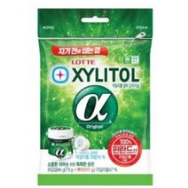 롯데자일리톨 알파 껌, 84g, 3개