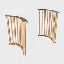 JDF030 원형파이프 식탁 테이블 다리 우드슬랩 철제다리, 골드  JDF030