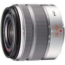 일본직발송 2. 파나소닉(PANASONIC) 파나소닉 표준 줌 렌즈 마이크로 포서즈용 루믹스 G VARIO 14-42MMF3., One Size, 실버 S