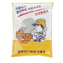 베이루 몰탈 시멘트 4kg 가정용시멘트 빨리굳는 소분량 보수용 미장 레미탈 크랙, 1개