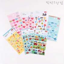 예현 펠트 스티커 1p 교육 놀이 다꾸 데코 디자인스티커 소품꾸미기 어린이집 유치원, 원형핑크