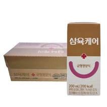 (언제나맑음) 삼육케어 균형영양식 어르신 식사대용 두유 간식