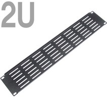 NM CYPV-2U(Black) 허브랙 통풍식 블랭크 판넬(2U)서버랙 허브랙 판넬 전용도어 시리얼장비 네트워크장비 슬라이딩선반, 본상품