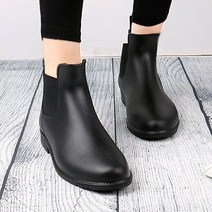 심플한 스타일 남여공용 밴딩 레인부츠 캐주얼 장화 / 배송상품 : 블랙ㅡ260mm (여성레인부츠/헌터레인부츠/여성장화/여자장화/스타일장화 추천)