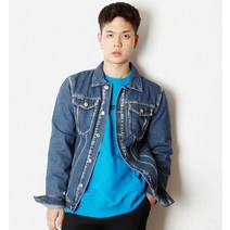 넘버나인 빈티지 중청 워싱 데님 남자청자켓