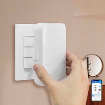 라맥스 IoT 스마트 전등 스위치, 3구, 화이트(white), RSA-303W(IoT원격+IR리모컨형), 1개