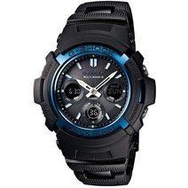 Casio 지샥 솔라 레드 멀티밴드 6 시계 일본 수입 (AWG-M100BC-2AJF)