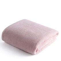 록신 면 목욕 타월 두꺼운 부드러운 통기성 목욕 타월, 90*180cm, 핑크
