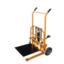 수동 유압 지게차 자키 경량 파레트 적재 리프트 카 포크 트럭 400kg, 01 400kg 상승 0.9m 범용 포크