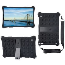 테블릿 부드러운 거품 레노버 탭 M10 플러스 10.6 10.3 3rd 2nd Gen 10.1 인치 TB-X606 X306 TB-328F TB-125F 태블릿 스탠드, M10 HD 2nd TB-X306F, Black-SP