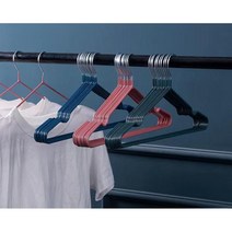 (20묶음 가격부터) 모란디 컬러 미끄럼 방지 옷걸이 행거 가정용 의류매장 대량구매 추천, 블루, 30개