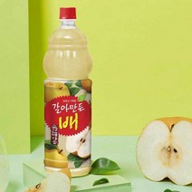 갈아만든 배 큰 페트병 1.5L 6개 배맛 쥬스 과일 음료수 갈배 대량 구매 단체