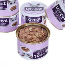 사조 러브잇 레드라벨 160g 고양이캔, 흰살참치와 훈제연어
