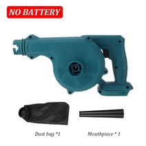 낙엽청소기 송풍기 청소용송풍기 무선 전기 송풍기 집진기 및 청소 먼지 제거 도구 마키타 18V 배터리 500, 01 No Battery_01 EU