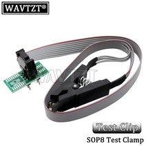 CH341A 24 25 시리즈 EEPROM 플래시 BIOS USB 프로그래머 모듈 + SOIC8 SOP8 테스트 클립 1.8V 어댑터 SOP16 DIY 키트, SOP8 With 1 Board, 03 SOP8 With 1 Board