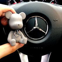 자동차석고방향제 베어브릭 곰돌이 차 자동차 송푸구 bmw 벤츠 아우디 현대 기아, 08.블랙체리, 블랙