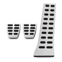 자동차부품자동차 스타일링 footrest Brake Accelerator 현대 소나타 용 페달 케이스 Santa Fe Mistra ix45, [06] Steel MT 3pcs
