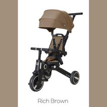 우리아이 첫 세발자전거 고급 브라운컬러 6세자전거