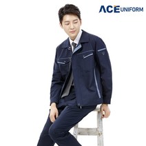 에이스유니폼 여름작업복 ACE-1603 근무복 상의 바지, M