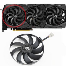 새로운 3pcs 87mm t129215su asus rtx2070 rog strix-geforce rtx 2060 super 2080 ti 또는 rx 5600 xt rx 5700x, 4핀