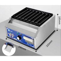 소시지 굽는 기계 회전식 장사 노점 축제 매장용 철판, 8홀