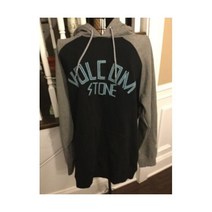 볼컴 Erkey 로고 남성 SZ MED 그레이/블랙 풀오버 후드 그래픽 9 458598