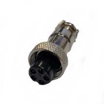 12mm 5핀(암) 항공잭 써큘러 잭 커넥터 플러그 케이블