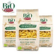 그라노로 이탈리아 유기농 듀럼밀 푸실리 500g 듀럼밀 펜네 500g 1개 2개 3개+항균행주티슈 1팩, 유기농 펜네 500g 3개+항균티슈 1팩
