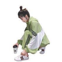 여성 긴팔 후드 맨투맨 조거팬츠 상하의 세트 투피스 봄 가을 여성 트레이닝복 세트