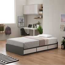 슈퍼싱글 1인용 부부트윈침대 배드 편안한 아이방 자취방 BED 원룸가구 SS