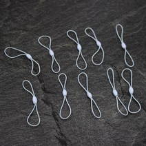 8자 고무줄 10개입 핸드폰고리 핸드폰스트랩 열쇠고리 열쇠고무줄 열쇠걸이