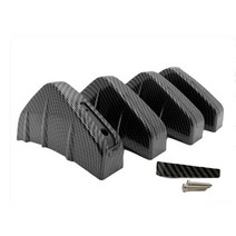 자동차 후면 범퍼 립 스포일러 디퓨저 캐딜락 ATS BLS CATERA ct4 CT5 CT6 CTS deville DTS Eldorado elr, 02 Carbon fiber