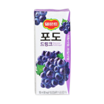 델몬트 포도 드링크190ml, 190ml, 12개