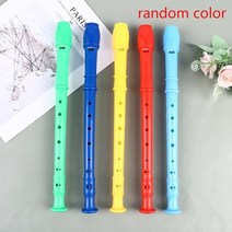 악기용품 취미악기 악기용품 플라스틱 악기 뮤지컬 소프라노 레코더 롱 플루트 홀 랜덤 컬러 피스