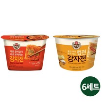 백설 컵전 (김치전210g   감자전120g), 6세트-12개