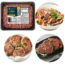 브이민스 콩고기 스테이크 비건 패티 대체육 1kg, 민스 1000g