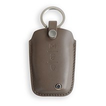 보도니 이태리 가죽 쌍용 티볼리 토레스 G4렉스턴 차 키케이스, 카키그레이+실버무광