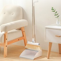 공유라이프 접이식 빗자루 세트 화이트