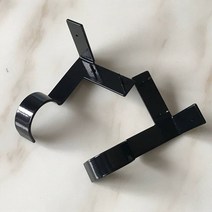 창틀 고정 커튼 블라인드 봉 거치대 브라켓 받침대