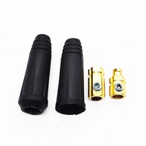 10-25mm 유럽 전기 용접기 급속 커넥터 피팅 케이블 커넥터-플러그 200Amp DKJ10-252 세트 당 2 개, 한개옵션0